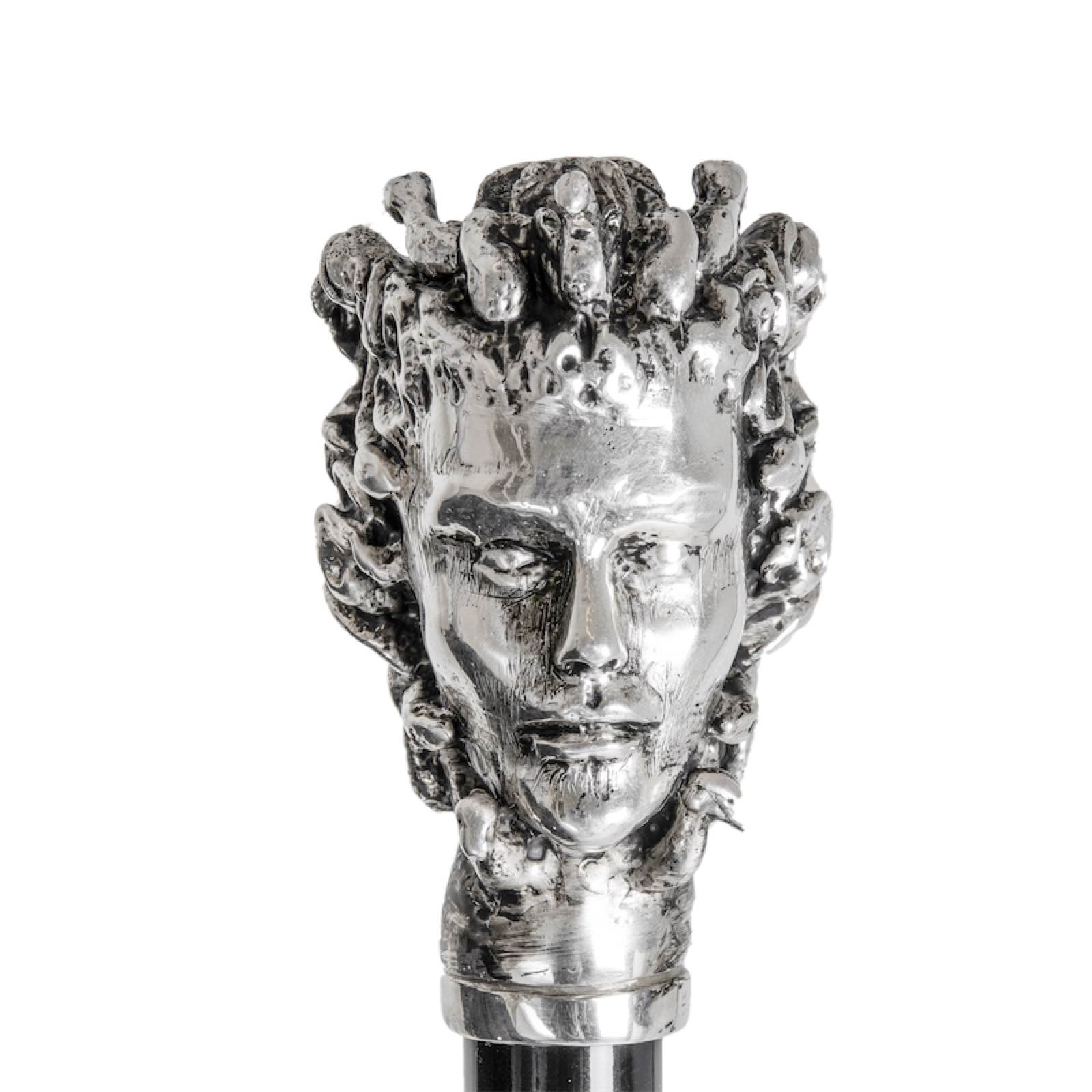 Medusa Luxury Umbrella with Brass Handle – Handmade in Italy