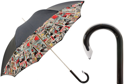 Comics Umbrella with Acetate Handle – Handmade in Italy