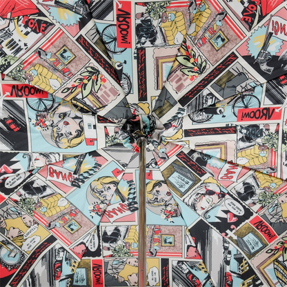 Comics Umbrella with Acetate Handle – Handmade in Italy