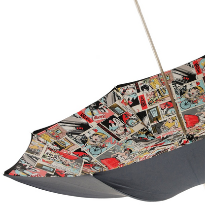 Comics Umbrella with Acetate Handle – Handmade in Italy