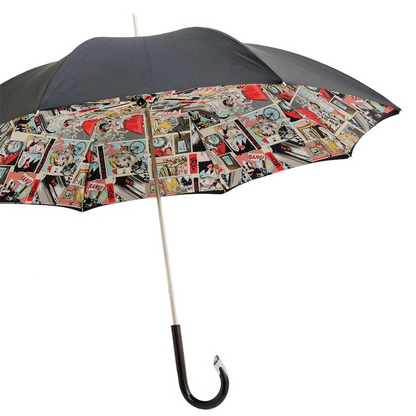 Comics Umbrella with Acetate Handle – Handmade in Italy