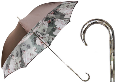 Elegant Handle Mother of Pearl Luxury Umbrella – Manual Opening