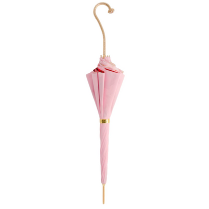 Orchidea Rosa Umbrella – Manual Opening, Handmade in Italy