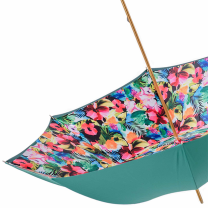 Frog Umbrella with Enameled Brass Handle – Handmade in Italy