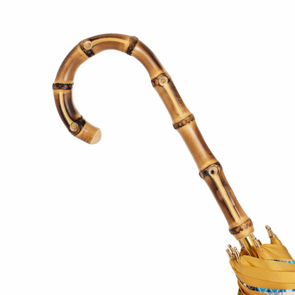 Bamboo Handle Fruit Pattern Umbrella – Manual Opening