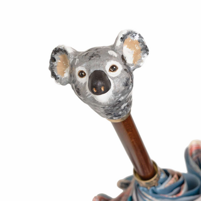 Koala Umbrella with Enameled Brass Handle – Handmade in Italy