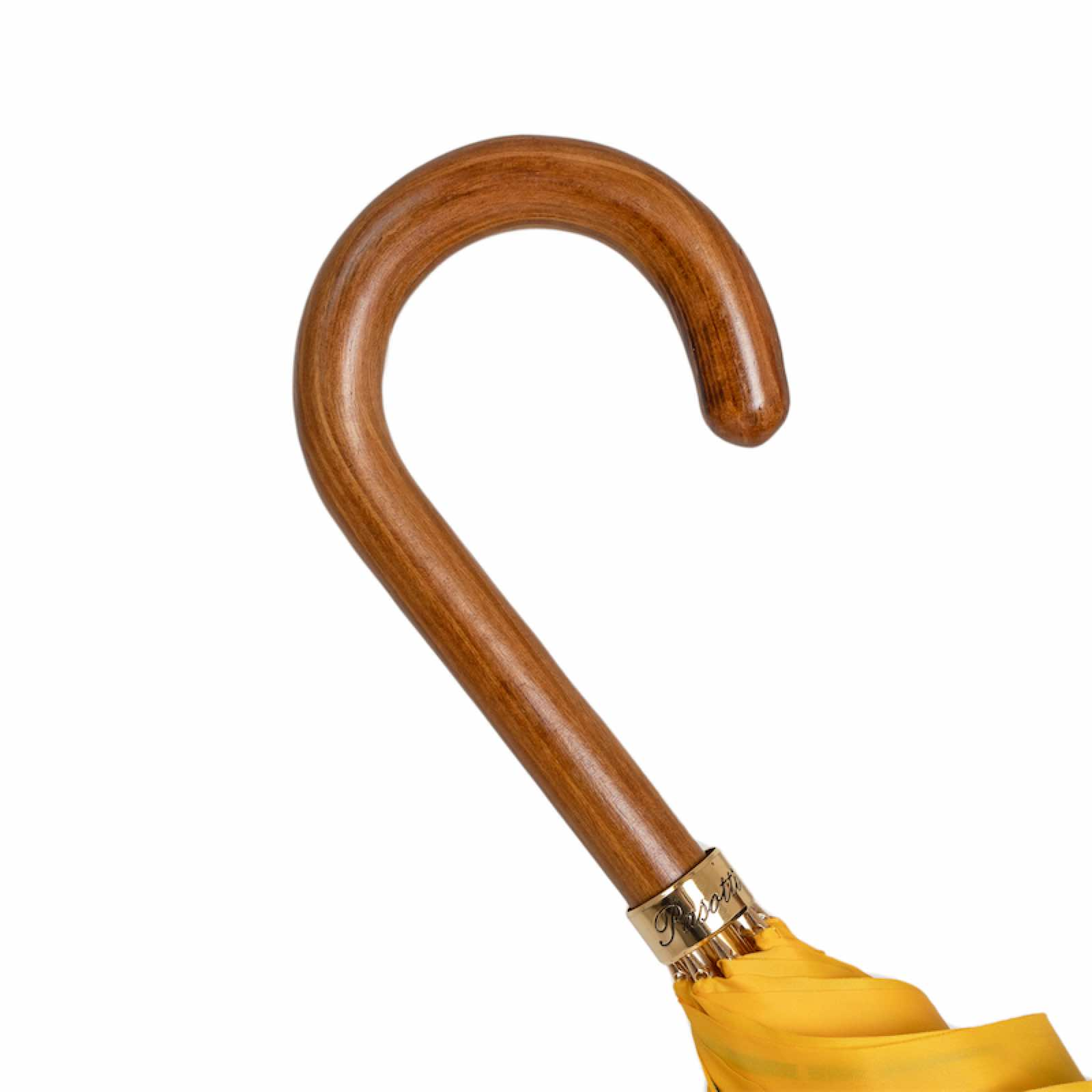 Yellow Tropical Umbrella – Manual Opening, Handmade in Italy