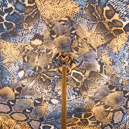 Enameled Brass Handle Manual Opening Knuckleduster Luxury Umbrella