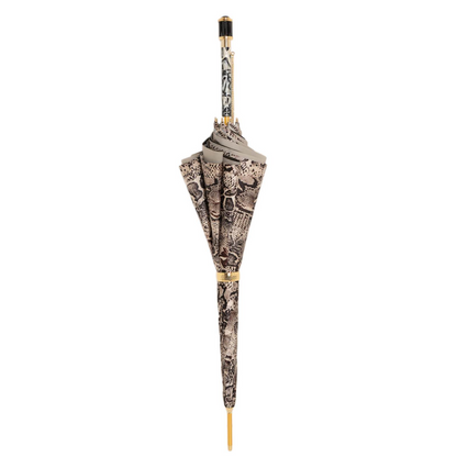 Python Print Manual Opening Double Cloth Umbrella – Handmade in Italy