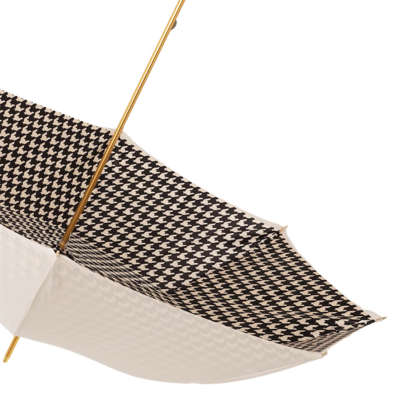 Umbrella Paris Ivory with Acetate Handle, Handmade in Italy