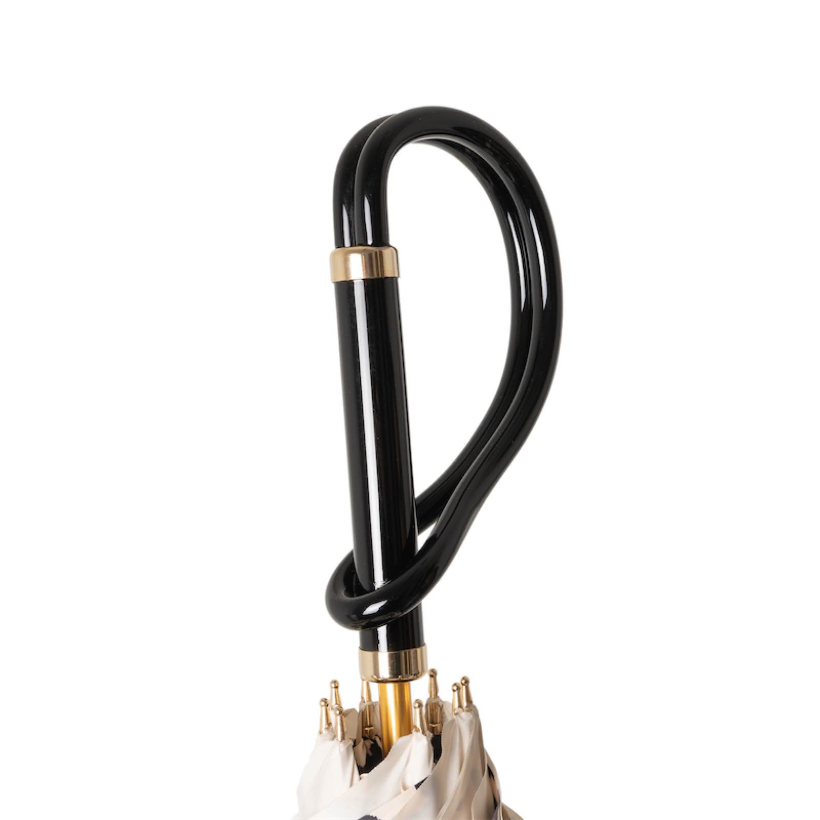 Umbrella Paris Ivory with Acetate Handle, Handmade in Italy