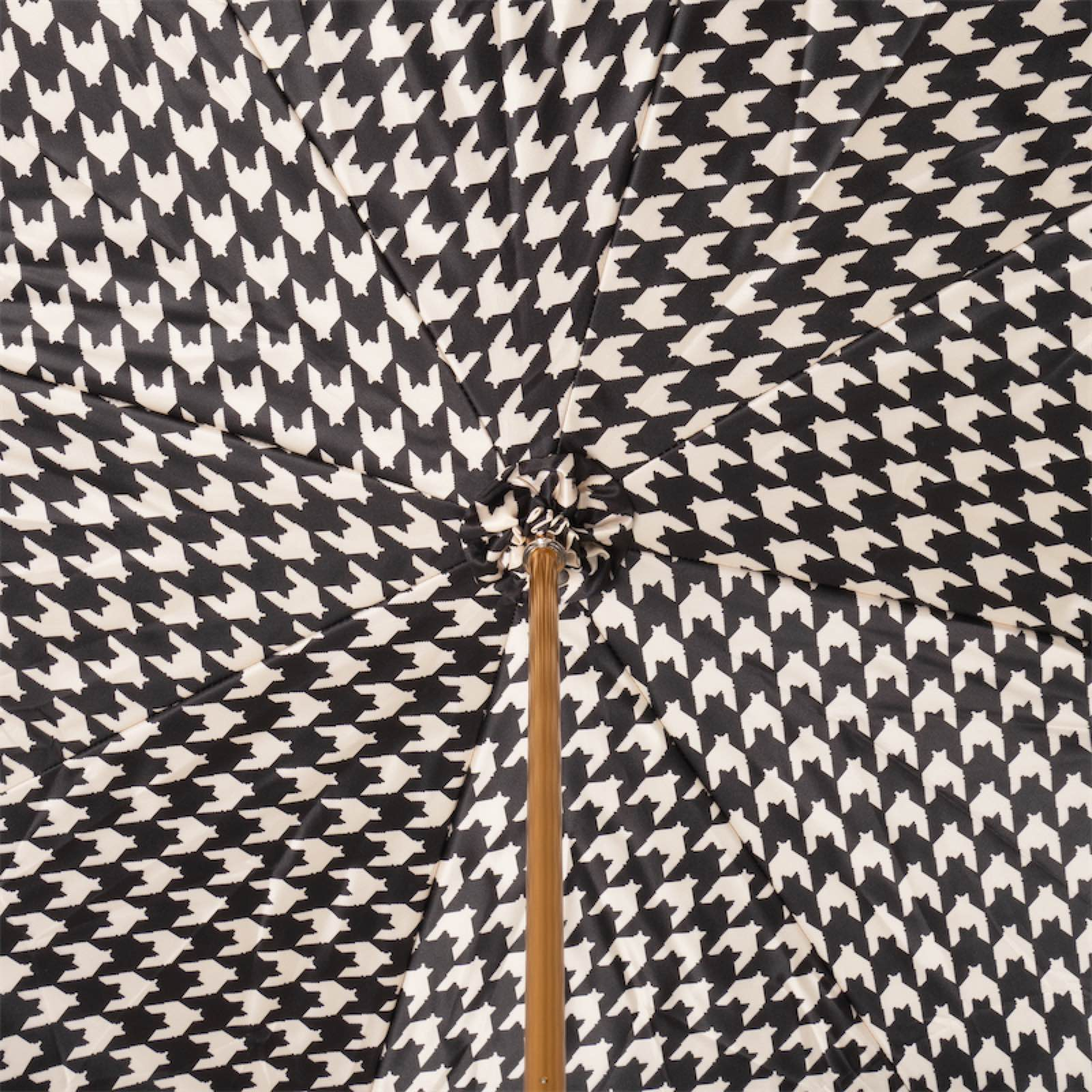 Handcrafted Elegant Paris Black Umbrella with Acetate Handle