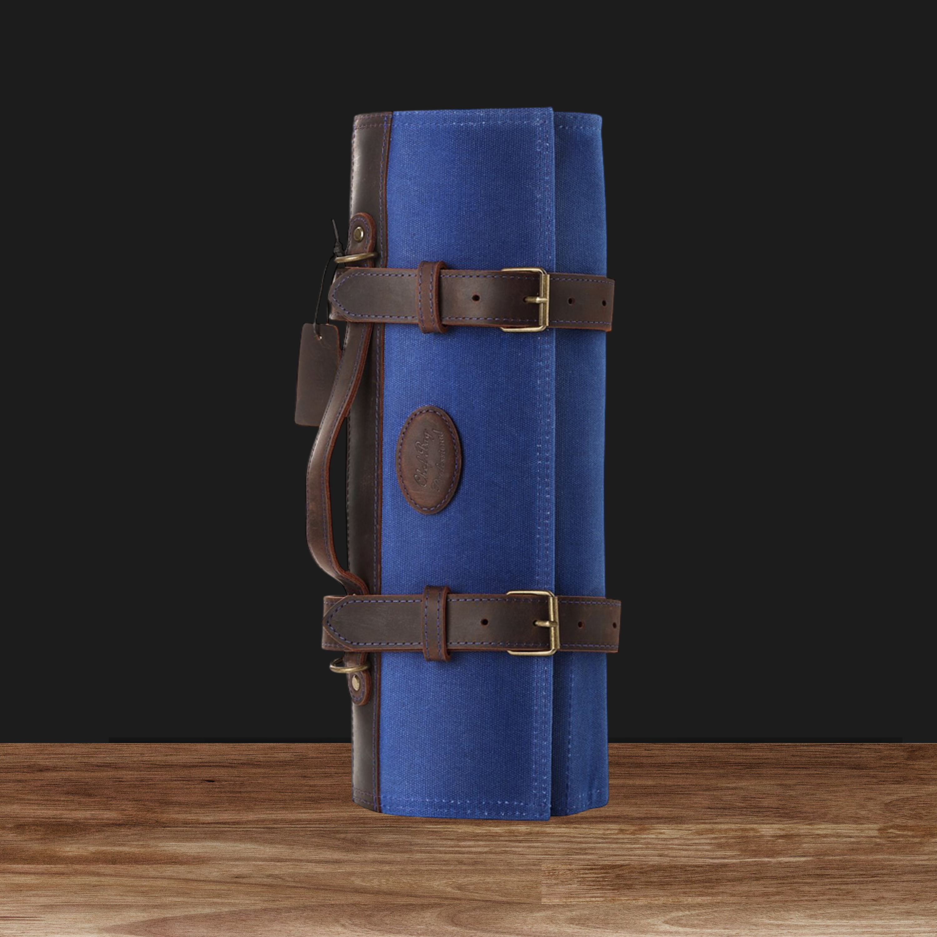 Durable Canvas & Leather Knife Roll