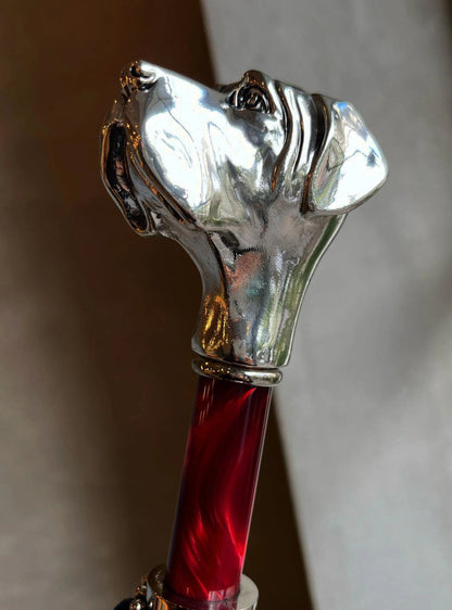 Polka Dot Labrador Folding Automatic Opening Umbrella – Italian Luxury