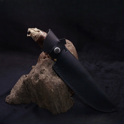 Exclusive Handle Hunting and Fishing Knife with Blade Engraving