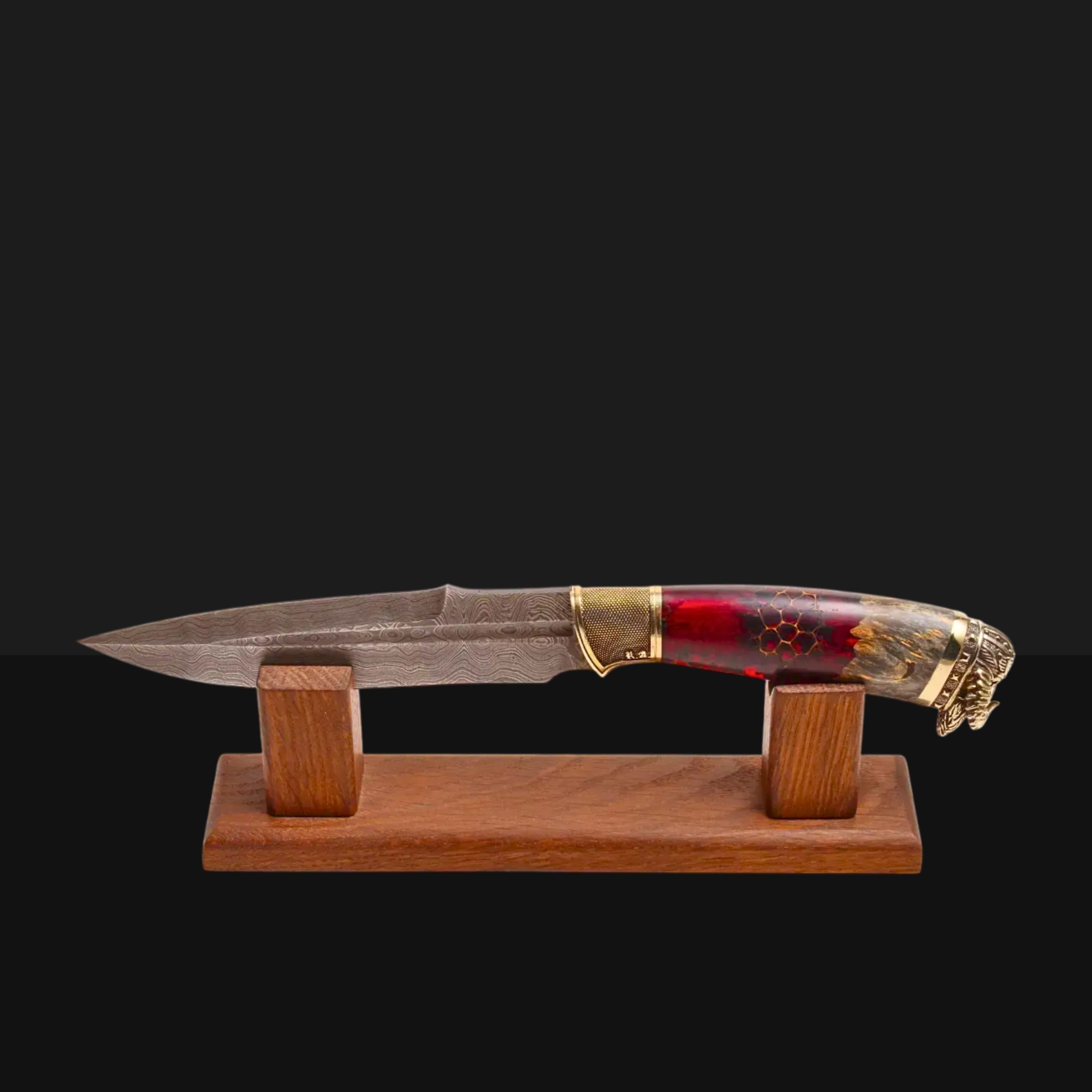 Universal Oak Wooden Knife Display Stand