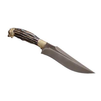 Exclusive Luxury Collectible Knife with Mammoth Tooth Handle