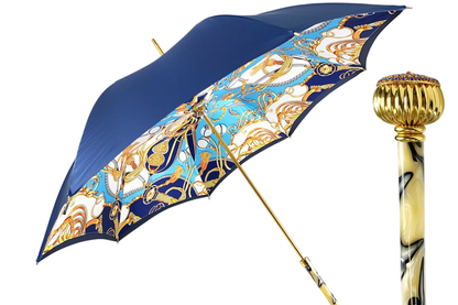 Fantasy Blue Women's Umbrella – Chic Elegance in Every Detail