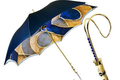 Exclusive Abstract Design with Swarovski Elegance Handcrafted Umbrella