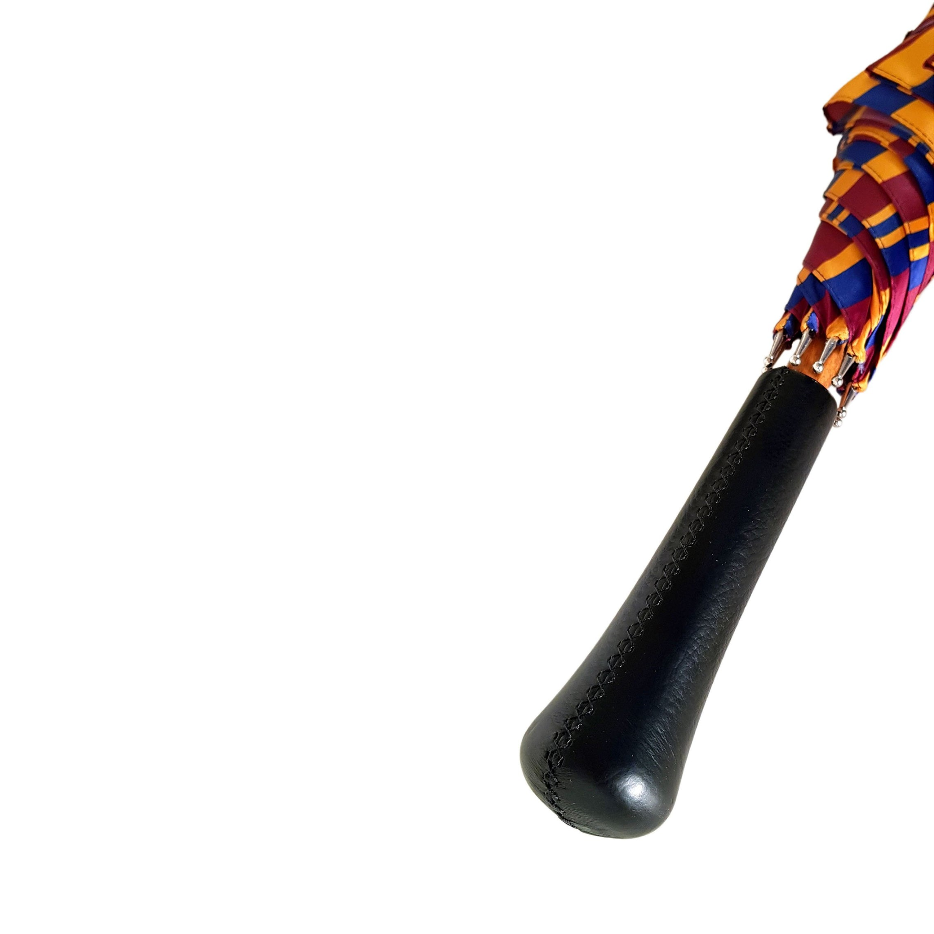 Handcrafted Multi-Color Striped Umbrella – Artisan Craftsmanship