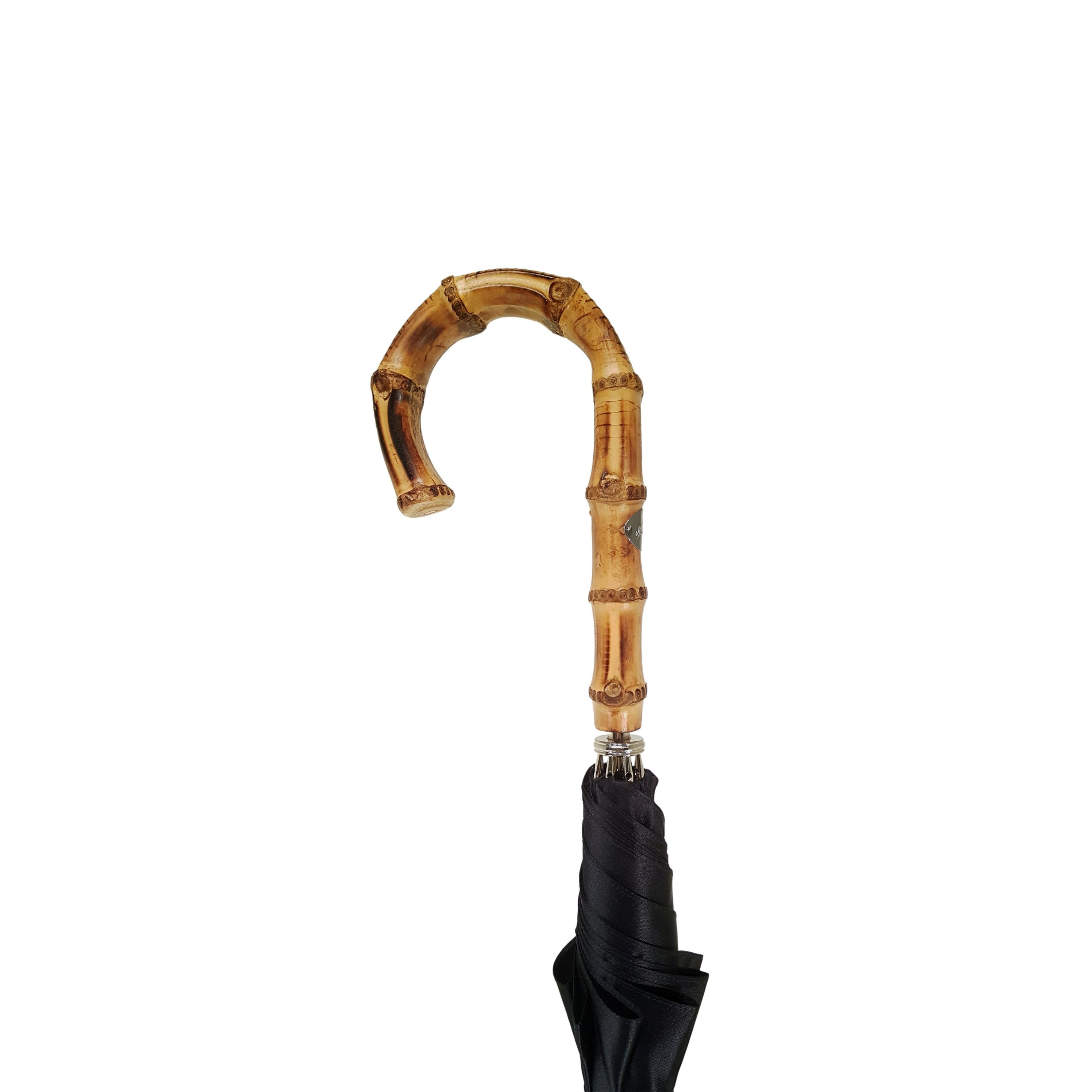 Classic Premium Automatic Black Umbrella with Whanghee Handle