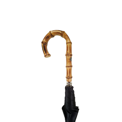 Classic Premium Automatic Black Umbrella with Whanghee Handle