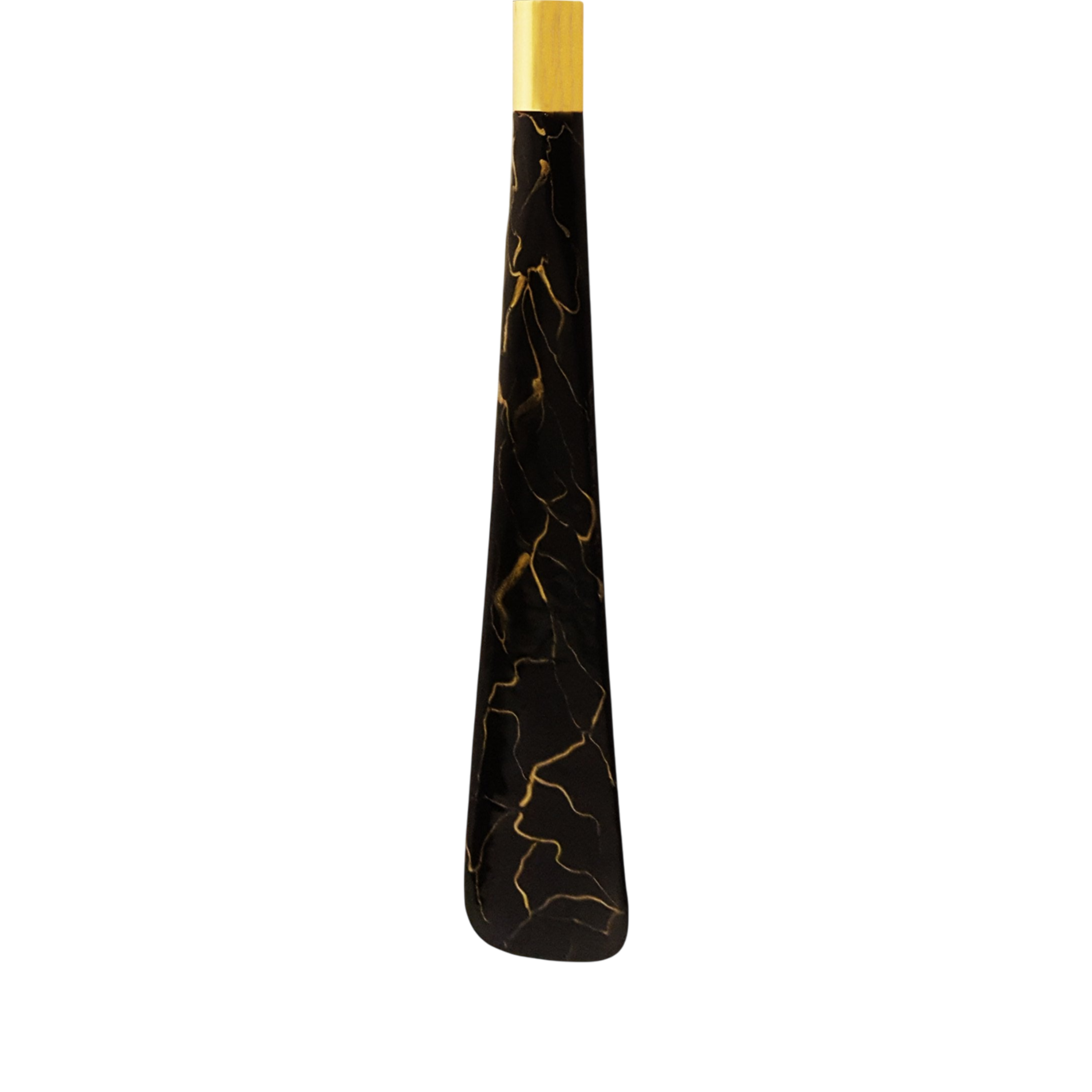 Elegant Designer Italian Shoehorn with Golden Monkey Handle