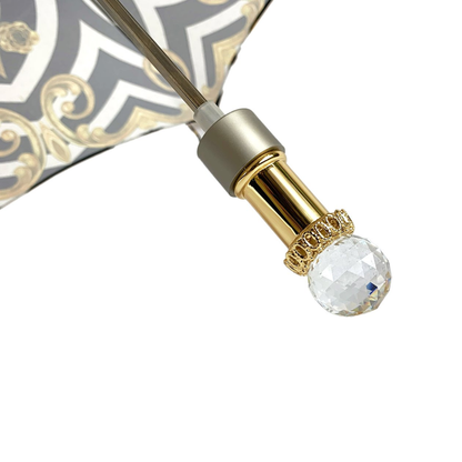 Swarovski Crystal Folding Umbrella – Elegant & Handmade for Women