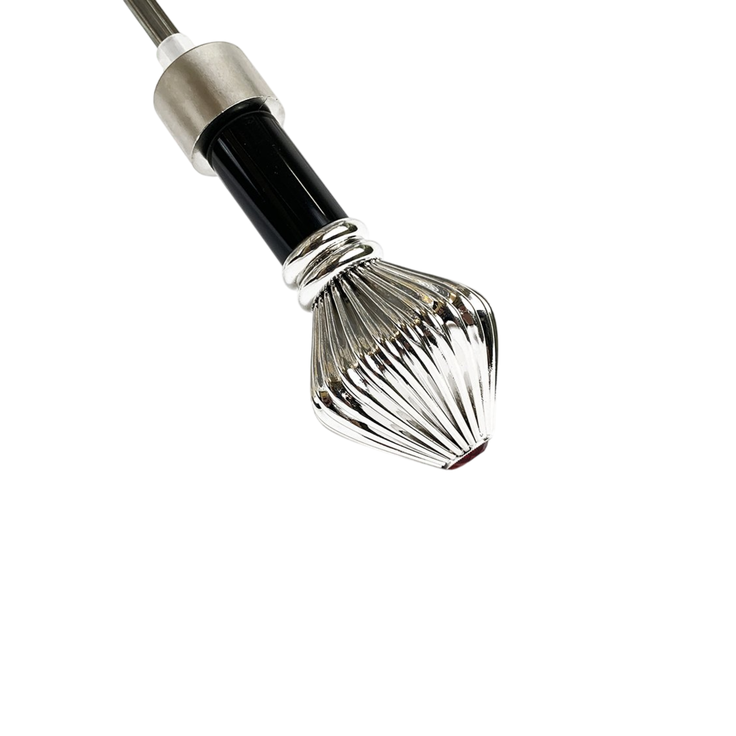 Exclusive Designer Silver-Plated Folding Umbrella for Women