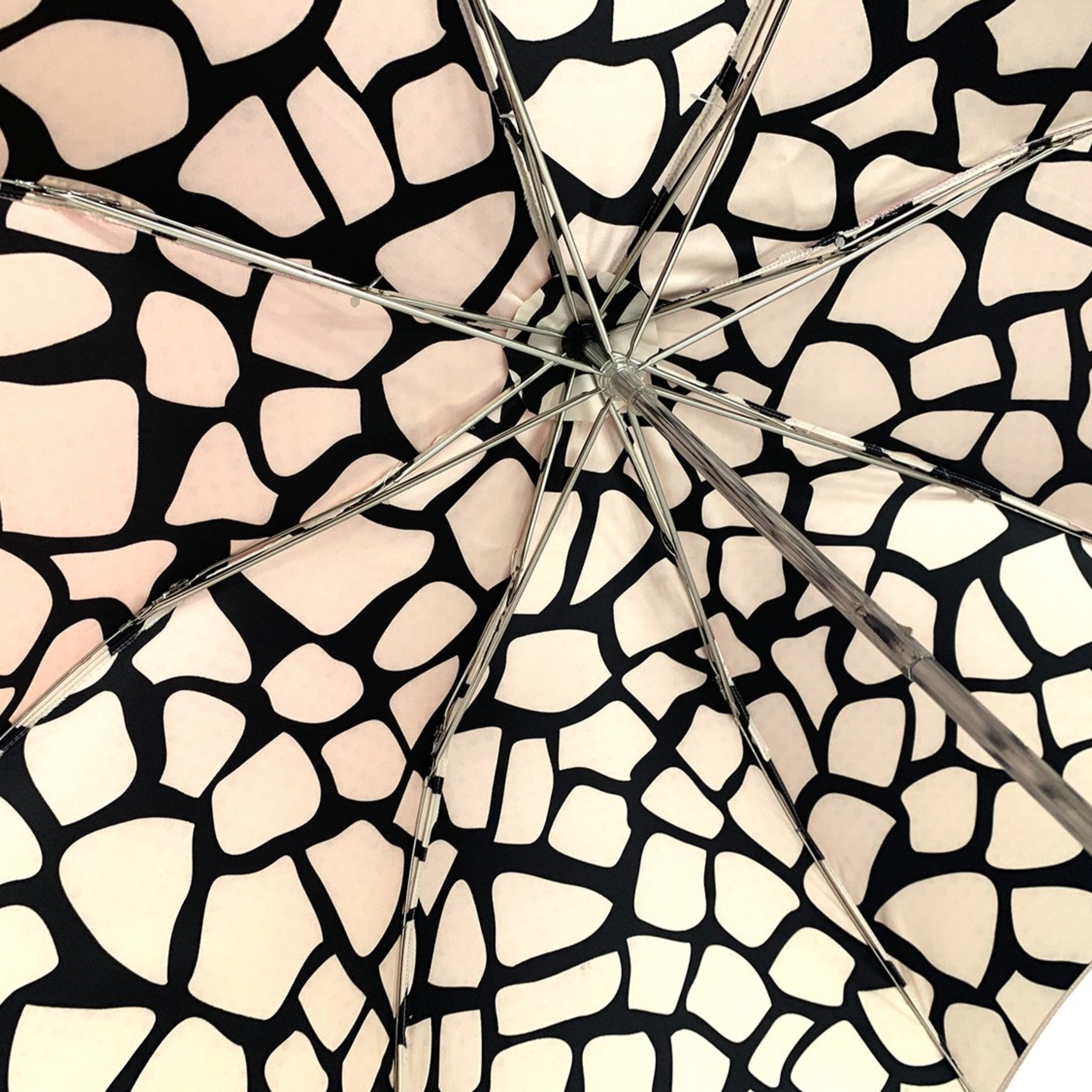 Unique Double Canopy Women's Umbrella with Magenta Crystals