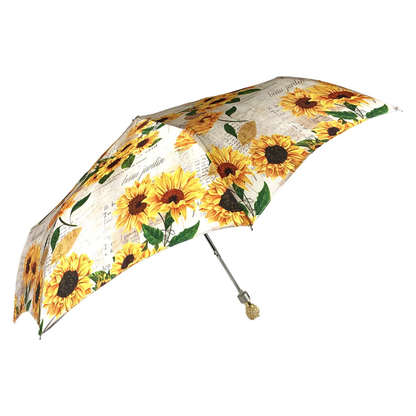 Unique Ladylike Folding Umbrella – Exclusive Sunflowers Design