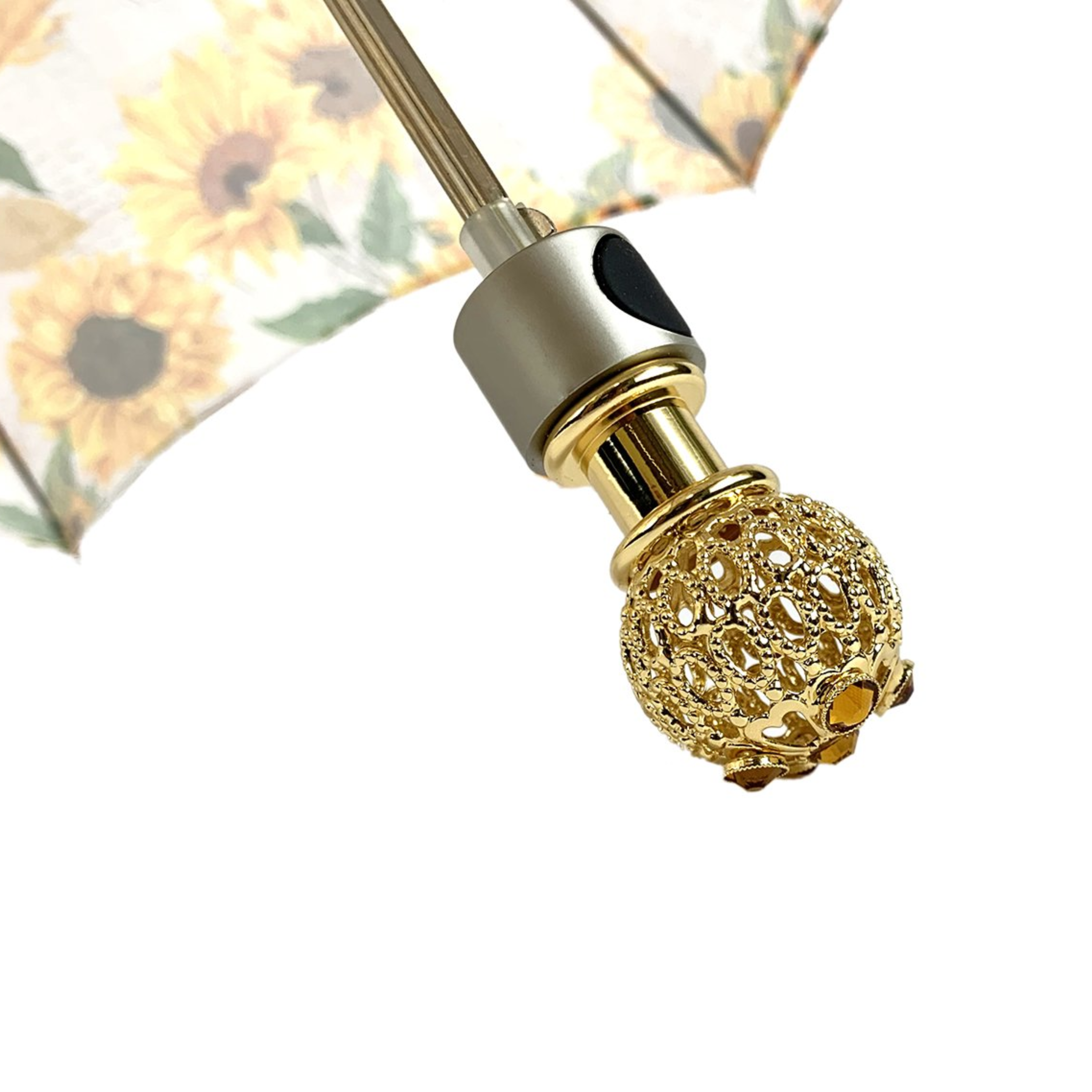Unique Ladylike Folding Umbrella – Exclusive Sunflowers Design