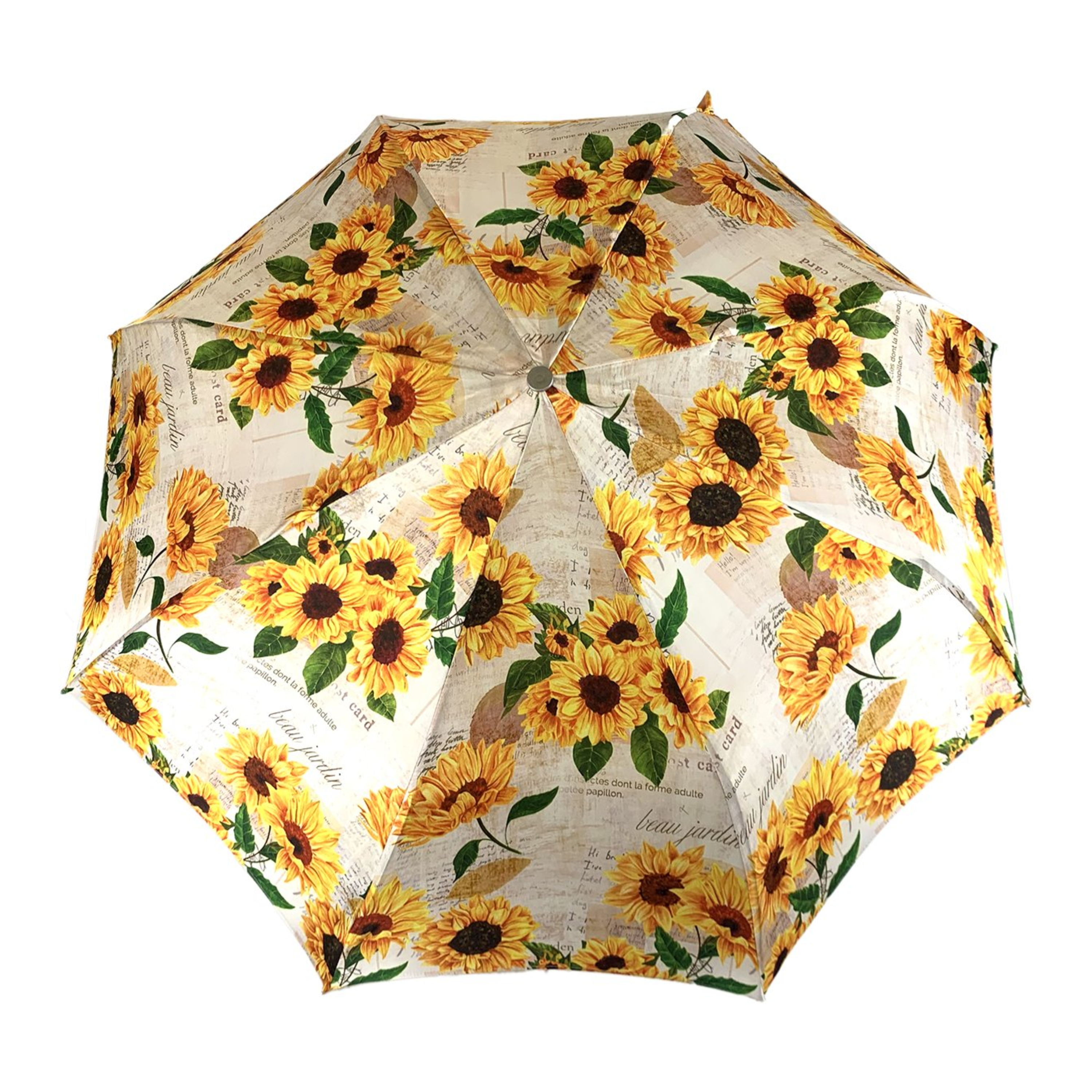 Unique Ladylike Folding Umbrella – Exclusive Sunflowers Design