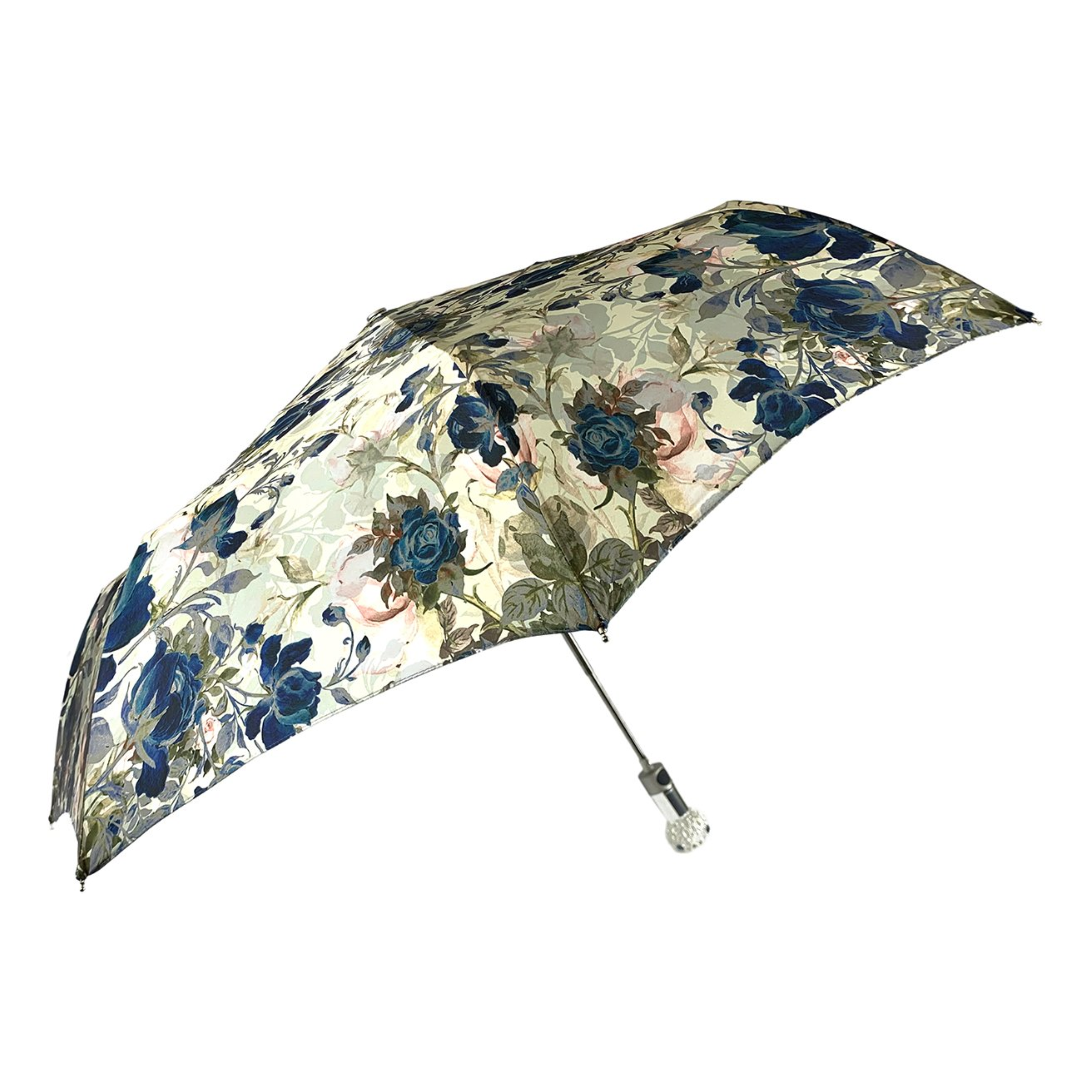 Designer Folding Umbrella for Ladies – Elegant Floral Design