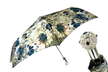 Designer Folding Umbrella for Ladies – Elegant Floral Design