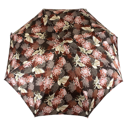 Women's Folding Umbrella – Elegant Heron-Inspired Design