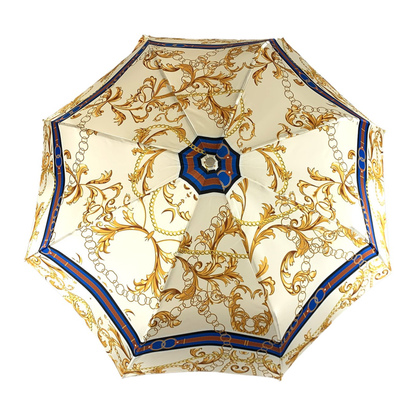 Chains Print Women's Folding Umbrella – Chic and Luxurious Design