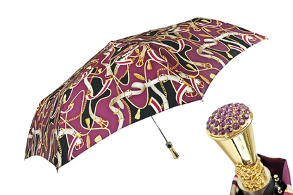 Unique Women’s Folding Umbrella – Exclusive Crimson Design