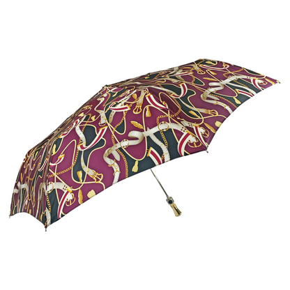 Unique Women’s Folding Umbrella – Exclusive Crimson Design
