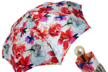 Adorable Folding Umbrella – Exclusive Floral Luxury Design