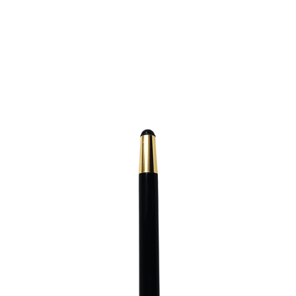 Royal Walking Stick with 24K Gold-Plated Handle and Red Crystals