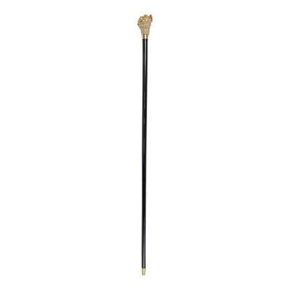 Walking Stick with Exclusive 24K Gold-Plated Hand-Enamelled Dog Handle