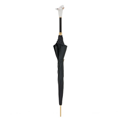 Bull Terrier Enameled Brass Handle Umbrella – Automatic Opening
