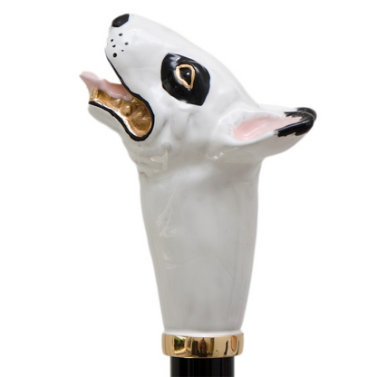 Bull Terrier Enameled Brass Handle Umbrella – Automatic Opening