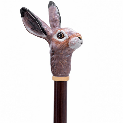Rabbit Enameled Brass Handle Lux Umbrella – Automatic Opening