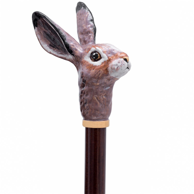 Rabbit Enameled Brass Handle Lux Umbrella – Automatic Opening
