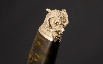 Damascus Steel Author’s Collectible Knife with Maple Burl Handle