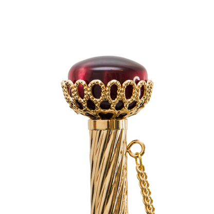 Designer Luxury Floral Folding Umbrella – Handmade in Italy