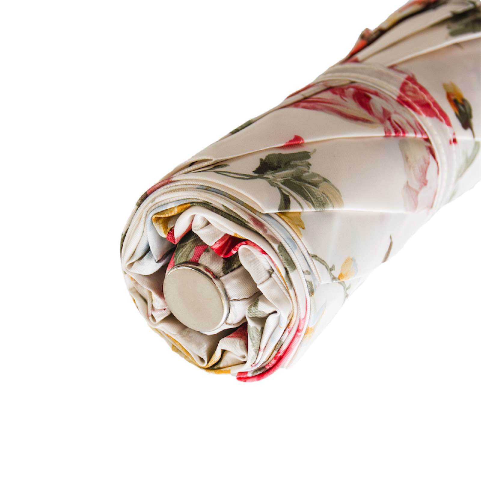Luxury Elegant Floral Folding Umbrella – Handmade in Italy
