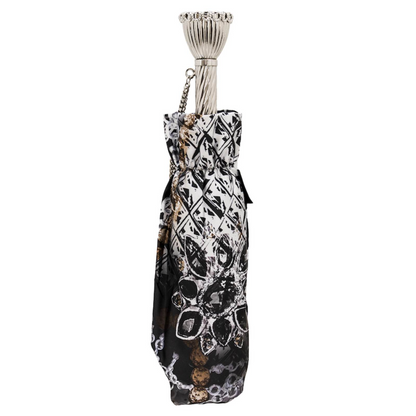 Designer Folding Umbrella with Jewels Print – Handmade in Italy